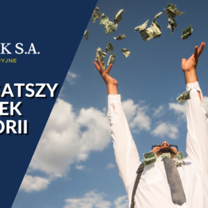 Najbogatszy człowiek w historii dorobił się 400 miliardów dolarów na złocie i soli.